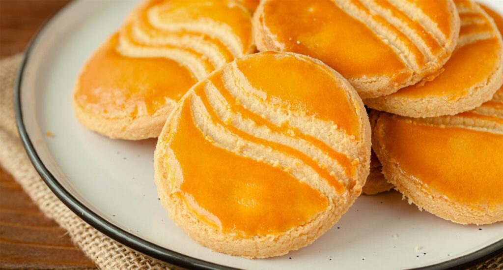 Bánh hạnh nhân phô mai thơm ngon