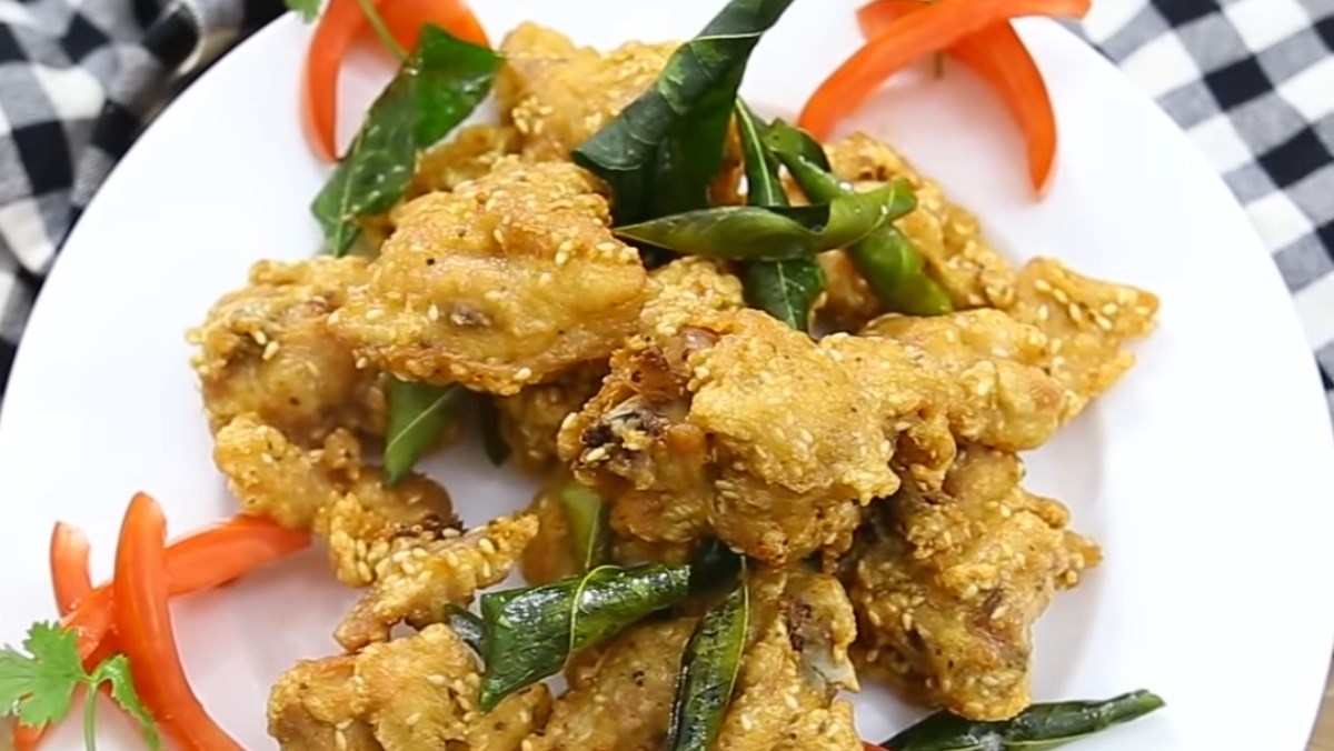 Gà xào vừng đơn giản