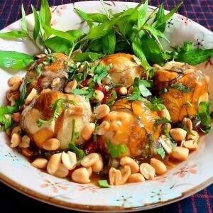Vịt lộn xào me 2 cách
